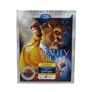 Beauty and the Beast: 25th Anniversary Edition Bluray + DVD - No digital